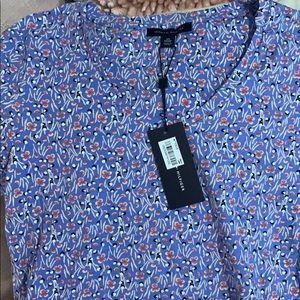 Brand new Tommy Hilfiger patterned casual top xs